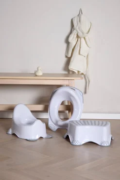 Beemoo CARE Anti-Slip Potte, Toiletsæde og Skammel, Hvid
