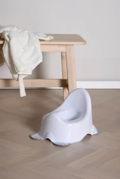 Beemoo CARE Anti-Slip Potte & Skammel, Hvid