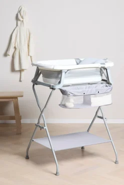 Beemoo CARE Assist Badekar inkl. Badestøtte og Badekarstativ, White/Grey