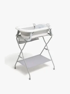 Beemoo CARE Assist Badekar inkl. Badestøtte og Badekarstativ, White/Grey