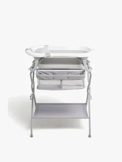 Beemoo CARE Assist Badekar inkl. Badestøtte og Badekarstativ, White/Grey