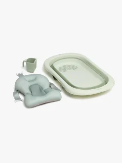 Beemoo CARE Assist Badekar inkl. Badestøtte & Skyllekande, Soft Green