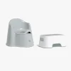 Beemoo CARE Assist Potte & Skammel, White/Grey