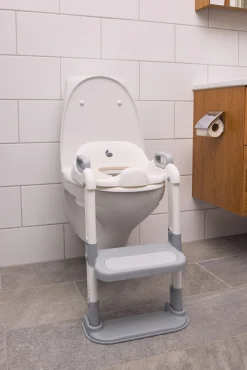 Beemoo CARE Assist Toiletsæde med Stige, Grey/White