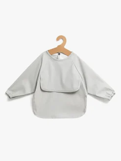 Beemoo CARE Bib Hagesmæk 2-pak, Light Grey