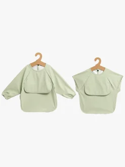 Beemoo CARE Bib Hagesmæk 2-pak, Soft Green