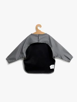 Beemoo CARE Bib  Langærmet Hagesmæk, Dark Grey