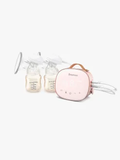 Beemoo CARE Duo Elektrisk Dobbelt Brystpumpe inkl. Modermælksflaske 180 ml 2-pak