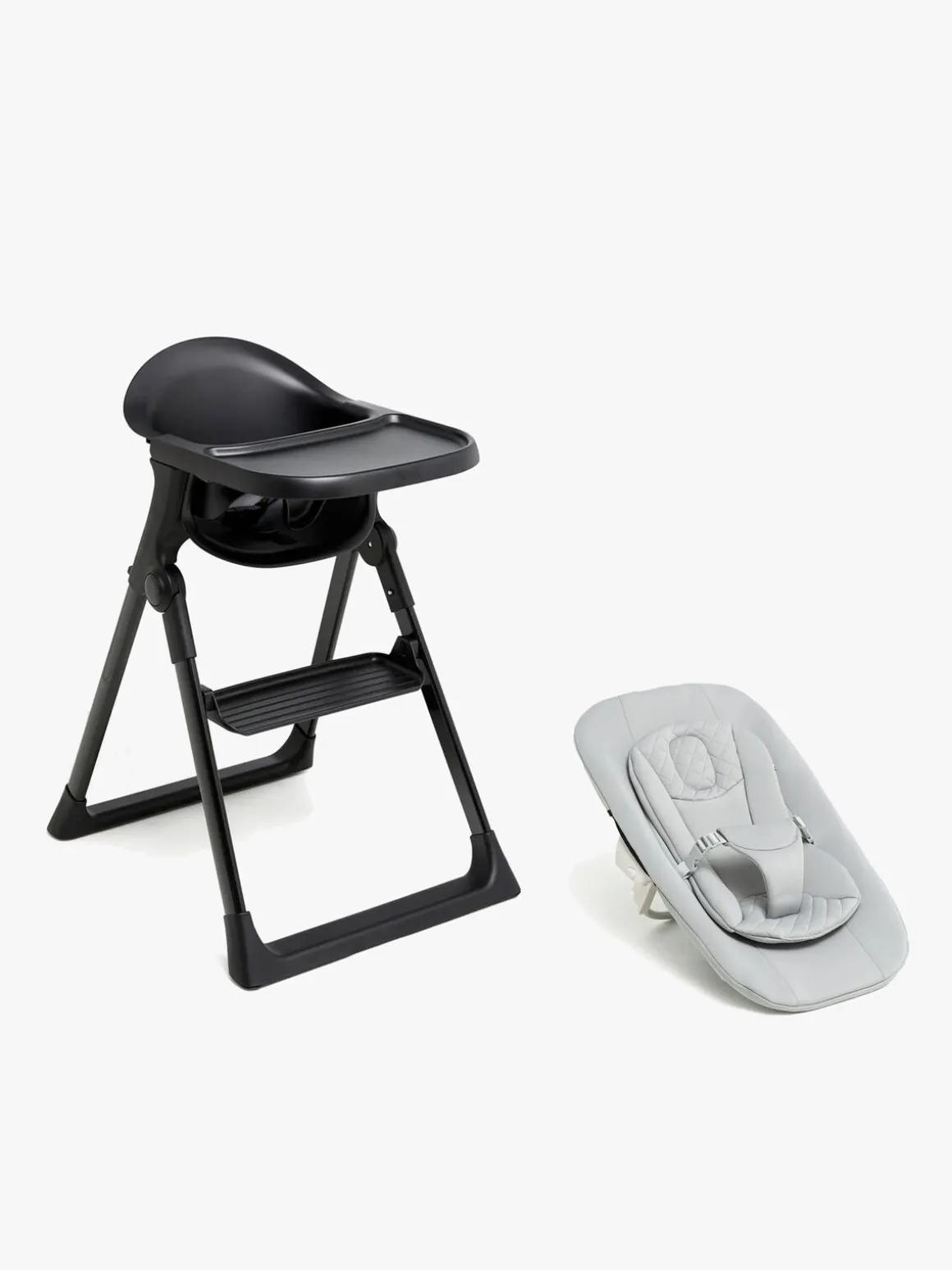 Beemoo CARE Harmony Højstol inkl. Sæt til Nyfødte, All Black