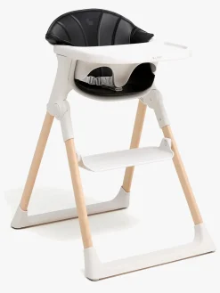 Beemoo CARE Harmony Højstol inkl. Hynde, White/Wood/Black