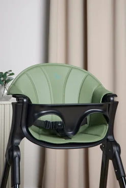 Beemoo CARE Harmony Højstol inkl. Hynde, All Black/Green