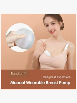 Beemoo CARE Horigen Bærbar Manuel Brystpumpe inkl. 10-pak Ammeindlæg