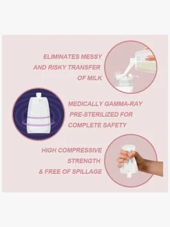 Beemoo CARE Modermælksposer 180 ml 30-pak