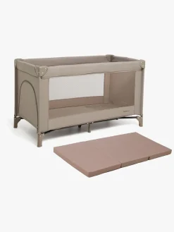 Beemoo CARE QuickFold Weekendseng inkl. Madras, Taupe