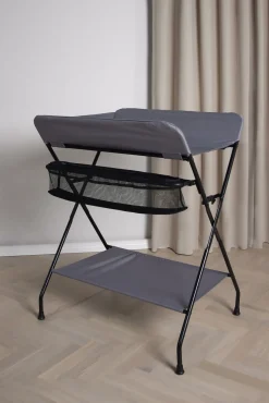 Beemoo CARE Sammenfoldeligt Puslebord, Dark Grey