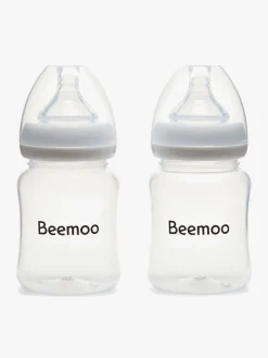 Beemoo CARE Single Elektrisk Brystpumpe inkl. Modermælksposer & Modermælksflaske 180 ml 2-pak