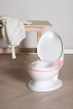 Beemoo CARE Toiletpotte med Lyd, White/Pink