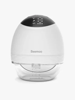 Beemoo CARE Wearable LED Elektrisk Brystpumpe Single inkl. Flasker 180 ml 2-pak