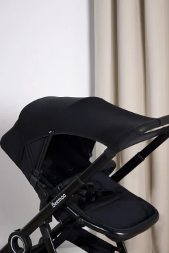 Beemoo  Elastisk UV Solbeskyttelse til Vogn & Autostol Baby, Black