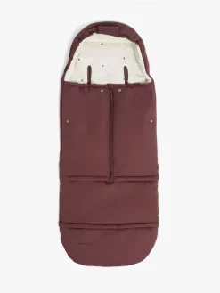 Beemoo Light Kørepose inkl. Forlængerdel, Maroon Berry