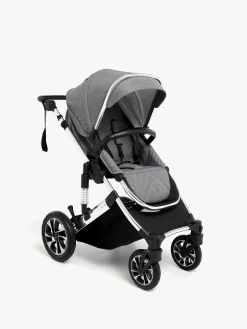 Beemoo Maxi 4 Klapvogn, Grey/Silver