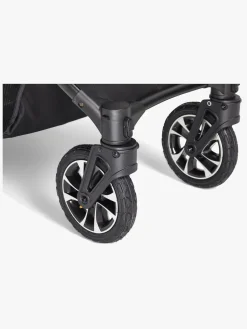 Beemoo Maxi 4 Twin Søskendevogn inkl. Søskendeklapvognsdel, Black/Black