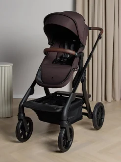 Beemoo Pro Max Søskendevogn inkl. Liggedele, Espresso Brown