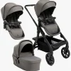 Beemoo Pro Max Søskendevogn inkl. Liggedel, Mocha Grey