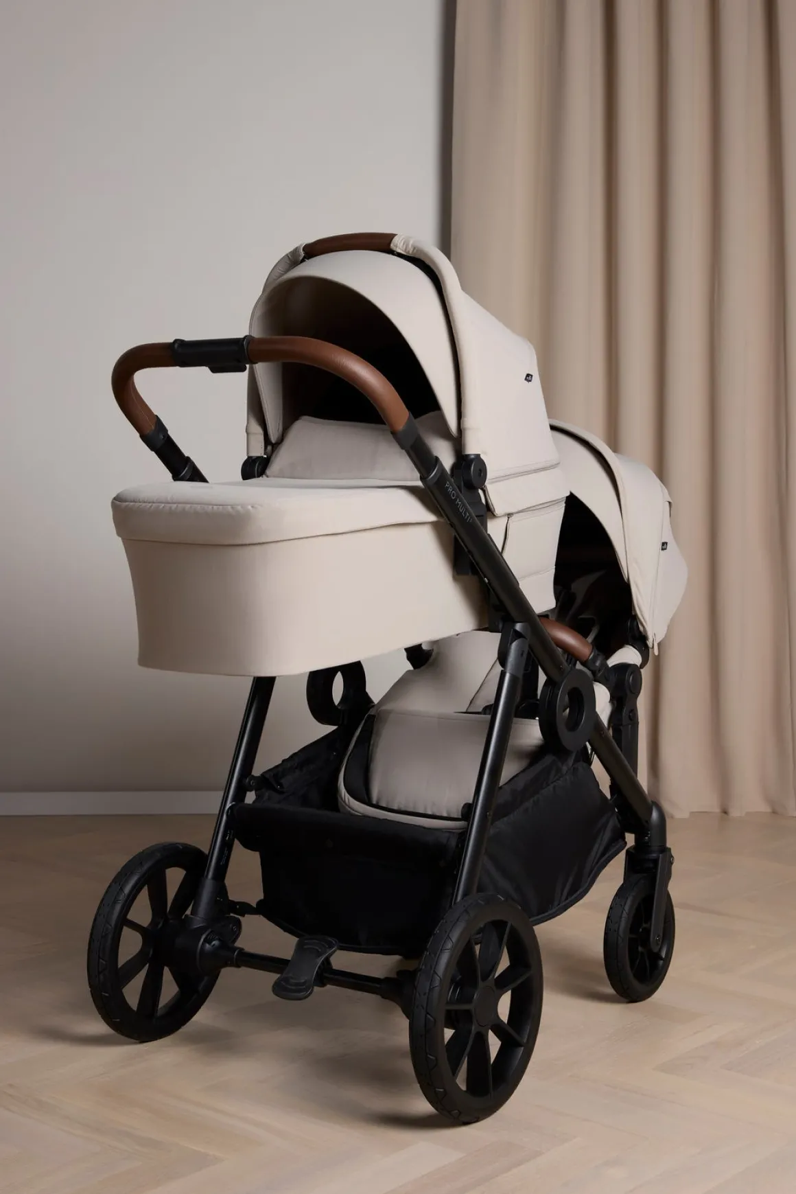 Beemoo Pro Multi 2 Duovogn, Latte Beige