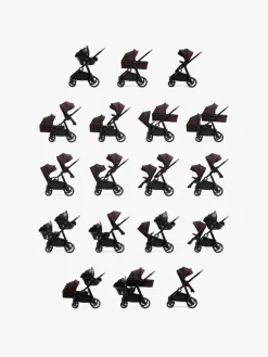 Beemoo Pro Multi 2 Klapvogn, Espresso Brown