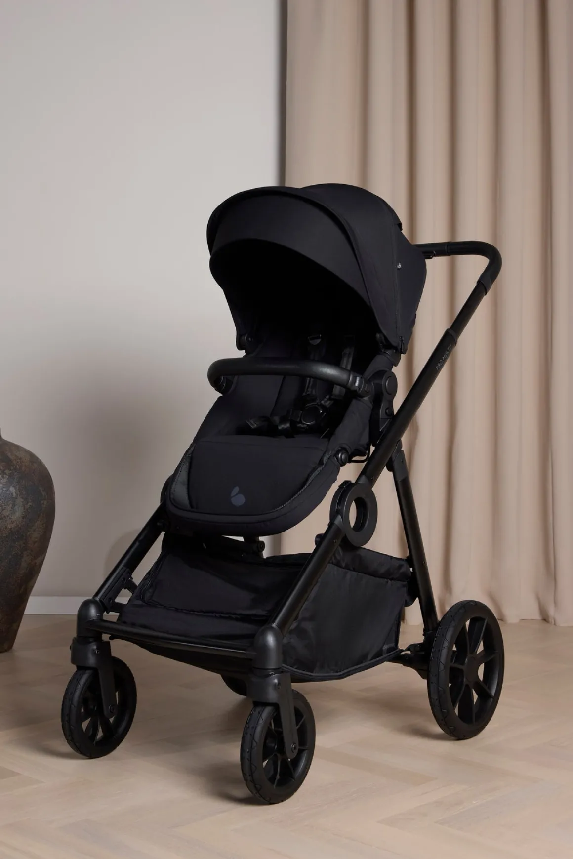 Beemoo Pro Multi 2 Tvillingevogn, Coffee Black