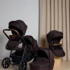 Beemoo Pro Multi 2 Tvillingevogn, Espresso Brown