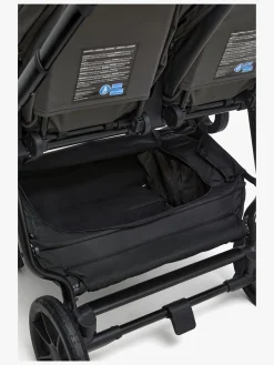 Beemoo Pro Twin 2 Søskendevogn, Mocha Grey