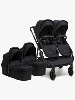 Beemoo Pro Twin 2 Tvillingevogn, Coffee Black