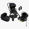Beemoo Pro Twist Duovogn inkl. Beemoo Route Autostol Baby & Base, Coffee Black/Black Stone