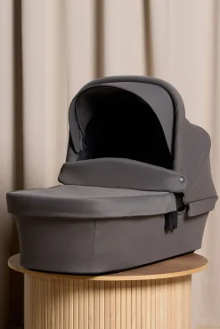 Beemoo Pro Twist Duovogn inkl. Beemoo Route Autostol Baby, Mocha Grey/Black Stone