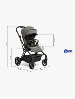 Beemoo Pro Twist Klapvogn, Mocha Grey