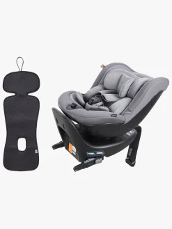 Beemoo Reverse i-Size Bagudvendt Autostol inkl. Ventilerende Hynde, Mineral Grey/Antracit