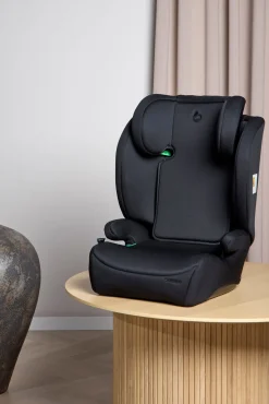 Beemoo Ride i-Size Autostol inkl. Beemoo Smart Organizer, Black Stone