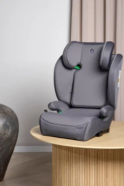 Beemoo Ride i-Size Autostol ISOFIX inkl. Beemoo Smart Organizer, Mineral Grey