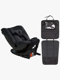 Beemoo Rotate i-Size Vendbar Autostol inkl. 3-i-1 Sædebeskytter, Anthracite