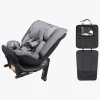 Beemoo Rotate i-Size Vendbar Autostol inkl. 3-in-1 Sædebeskyttelse, Mineral Grey