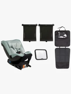 Beemoo Rotate i-Size Vendbar Autostol inkl. Tilbehør, Teal