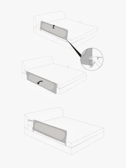 Beemoo SAFE Dream Sengehest 90 cm, Grey