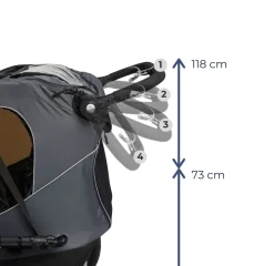 Beemoo Sporty Trail Cykelanhænger, Green