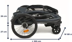 Beemoo Sporty Trail Cykelanhænger, Green