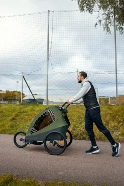 Beemoo Sporty Trail Cykelanhænger, Green