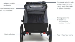 Beemoo Sporty Trail Cykelanhænger, Green