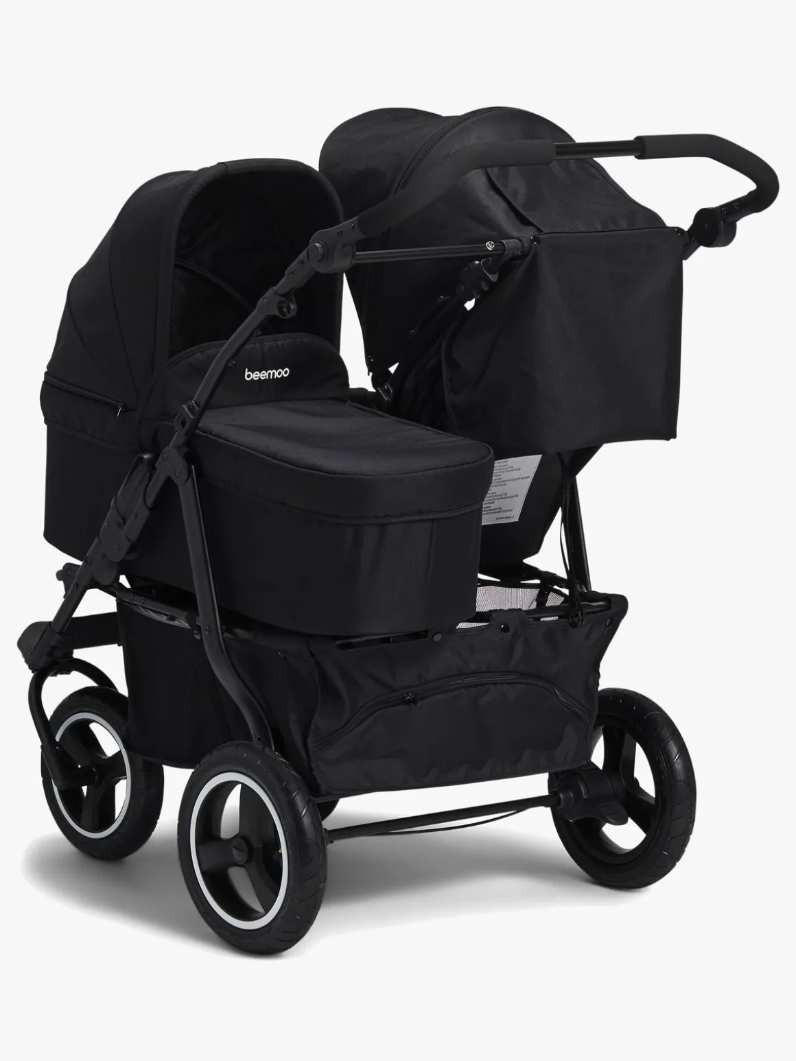 Beemoo Swing Søskendevogn, Black