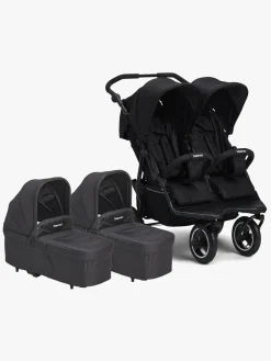 Beemoo Swing Tvillingevogn inkl. Liggedele, Sort